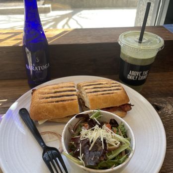 Pressed Cafe - Chipotle panini and green monster - Sandwiches Near Me - Boston, Massachusetts