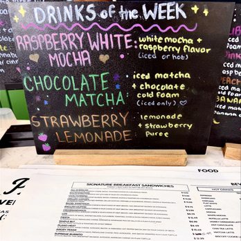 Preston’s Cafe - Drinks of the week. Yum. - Sandwiches Near Me - Plano, Texas Preston’s Cafe - Drinks of the week. Yum. - Sandwiches Near Me - Plano, Texas