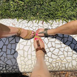 Claws Nail Salon - Our new pretty toes!!!