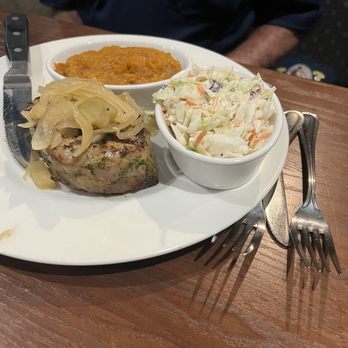 Local Goat - Pork chop with whipped potatoes and slaw - Burgers Near Me - Ooltewah, Tennessee Local Goat - Pork chop with whipped potatoes and slaw - Burgers Near Me - Ooltewah, Tennessee