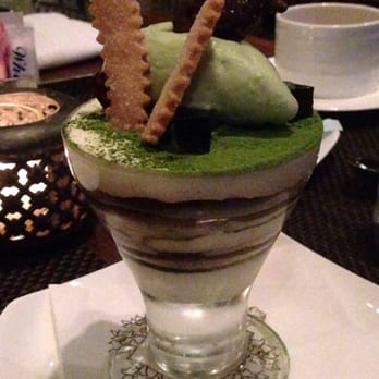 AnQi Bistro - Green tea tiramisu - Asian Fusion Near Me - Costa Mesa, California
