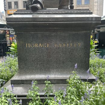 Greeley Square - HORACE GREELEY Marker. - Parks Near Me - New York, New York Greeley Square - HORACE GREELEY Marker. - Parks Near Me - New York, New York
