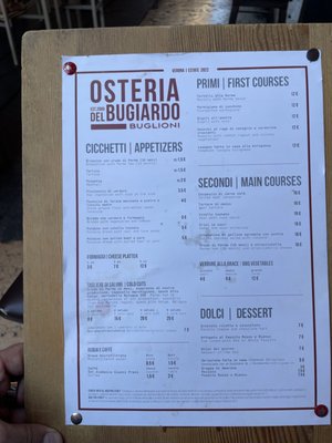 Menu photo 3 Osteria del Bugiardo Verona, VR Menu photo 3 Osteria del Bugiardo Verona, VR