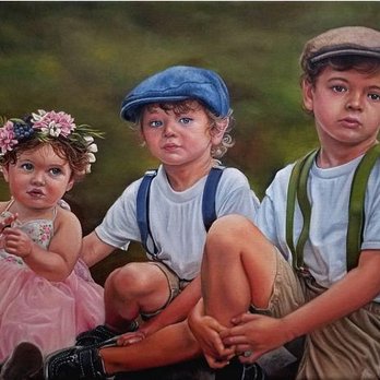 Gary Lovelace Art - 11x14 kids. Oil on canvas. - Art Galleries Near Me - Austin, Texas Gary Lovelace Art - 11x14 kids. Oil on canvas. - Art Galleries Near Me - Austin, Texas