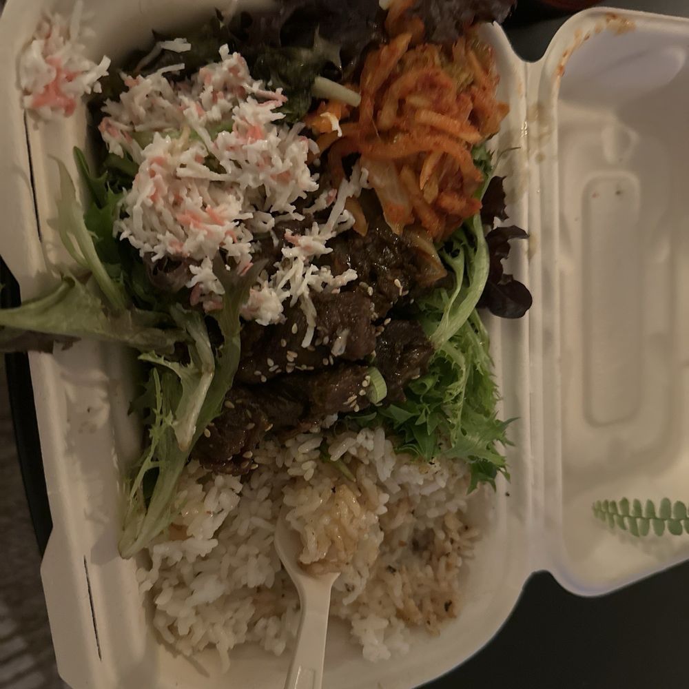 KoJa Kitchen - Short rib bowl with extra crab - Asian Fusion Near Me - Berkeley, California KoJa Kitchen - Short rib bowl with extra crab - Asian Fusion Near Me - Berkeley, California
