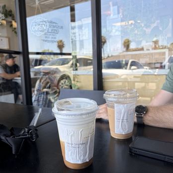 Elevated Coffee & Confections - Vanilla Cold Brew and Iced Chai Tea Latte - Coffee & Tea Near Me - Lemon Grove, California