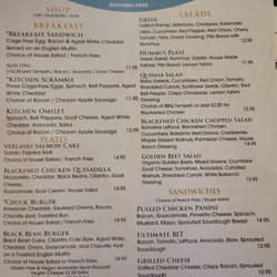 Nature's Own Market - Menu