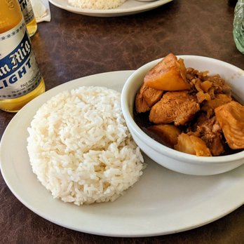 Inay's Kitchen - Chicken adobo, and San Mig Light - Filipino Near Me - Ocoee, Florida Inay's Kitchen - Chicken adobo, and San Mig Light - Filipino Near Me - Ocoee, Florida