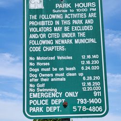 Lakeshore Park - Park rules
