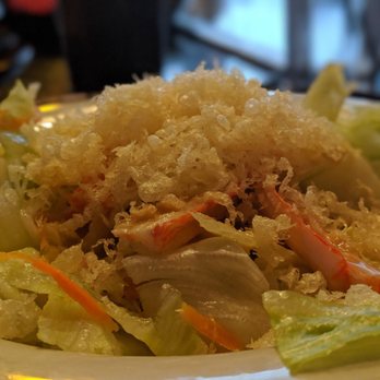 Ichibon - I love this salad with the fried panko topping. - Japanese Near Me - Houston, Texas