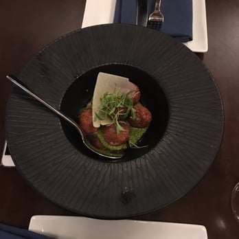 Therapy - Chicken Meatballs (delicious sauce but not spicy hence the jalapeños) - Bars Near Me - Las Vegas, Nevada Therapy - Chicken Meatballs (delicious sauce but not spicy hence the jalapeños) - Bars Near Me - Las Vegas, Nevada