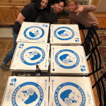 Pinky G’s Pizzeria - two women and a pizza box - Pizza Near Me - Gallatin Gateway, Montana Pinky G’s Pizzeria - two women and a pizza box - Pizza Near Me - Gallatin Gateway, Montana