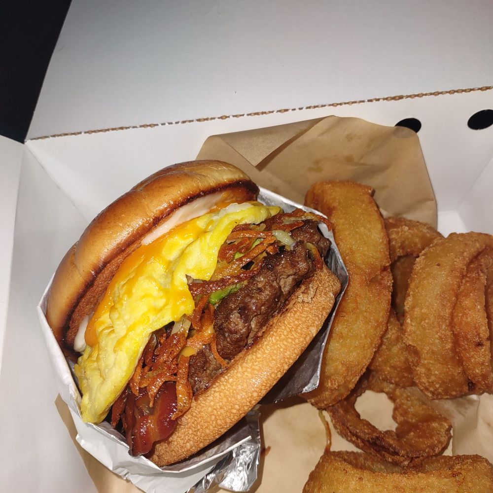 Denny's - Slam burger - Breakfast & Brunch Near Me - Reedley, California