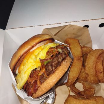 Denny's - Slam burger - Breakfast & Brunch Near Me - Reedley, California