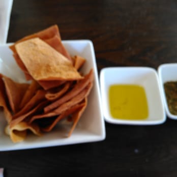 Dvine Mediterranean Experience - Brea - Pita chips, olive oil and spices! - Mediterranean Near Me - Brea, California