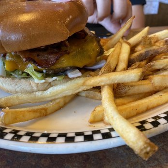 Black Bear Diner Medford - Shasta Cheeseburger* (870-910 cals.) - American Near Me - Medford, Oregon Black Bear Diner Medford - Shasta Cheeseburger* (870-910 cals.) - American Near Me - Medford, Oregon