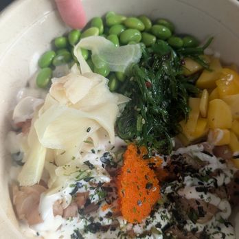 Truffle Poké Bar - Regular Poke Bowl, not fully filled. - Poke Near Me - South San Francisco, California Truffle Poké Bar - Regular Poke Bowl, not fully filled. - Poke Near Me - South San Francisco, California
