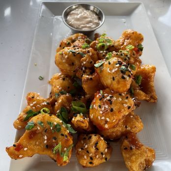 Burtons Grill & Bar - General tso's cauliflower - New American Near Me - Charlotte, North Carolina