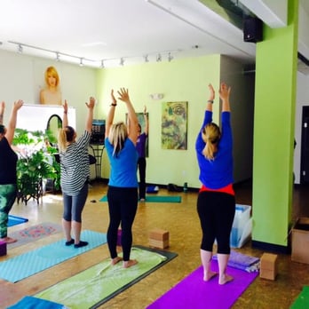 Yoga with Sybil - Team-Building yoga class for employees of Green Lotus Salon. - Yoga Near Me - Middletown, Connecticut Yoga with Sybil - Team-Building yoga class for employees of Green Lotus Salon. - Yoga Near Me - Middletown, Connecticut