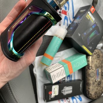 Magic Vapor Shop - I LOVE the leather front on this Mod! It comes in a lot of colors, but this is the rainbow one! - Vape Shops Near Me - Nicholasville, Kentucky