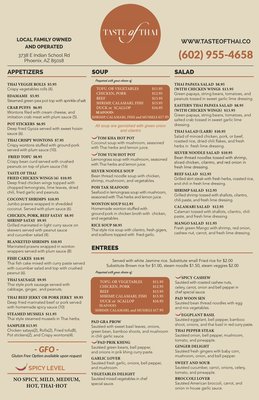 Menu photo 5 Taste of Thai - Arcadia Phoenix, AZ