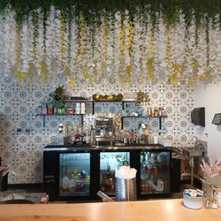 Beautiful decor/ coffee bar
