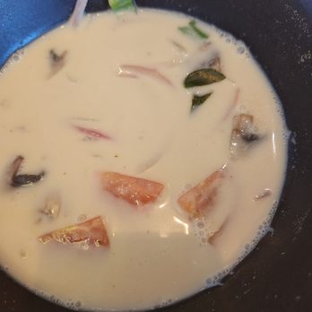 Sunflower Thai - Tom ka soup with coconut soup and lemon grass . - Thai Near Me - Westminster, Colorado Sunflower Thai - Tom ka soup with coconut soup and lemon grass . - Thai Near Me - Westminster, Colorado
