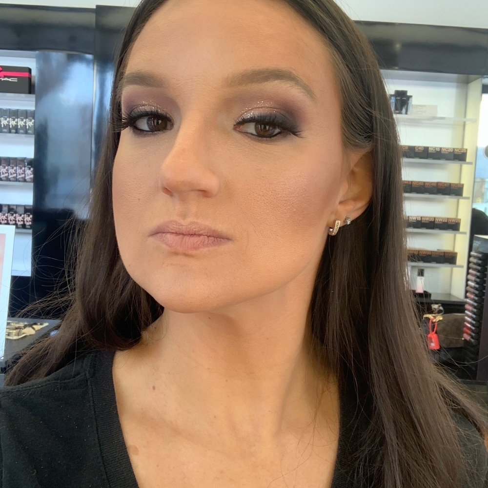 Makeup was done by a staff member. Makeup was done by a staff member.