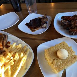 5pcs riB shareabLe, corn bread , chix wings & the yummy tRi Tip sKewers... 5pcs riB shareabLe, corn bread , chix wings & the yummy tRi Tip sKewers...