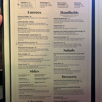 Sugarbacon Proper Kitchen - Brunch menu - New American Near Me - McKinney, Texas Sugarbacon Proper Kitchen - Brunch menu - New American Near Me - McKinney, Texas
