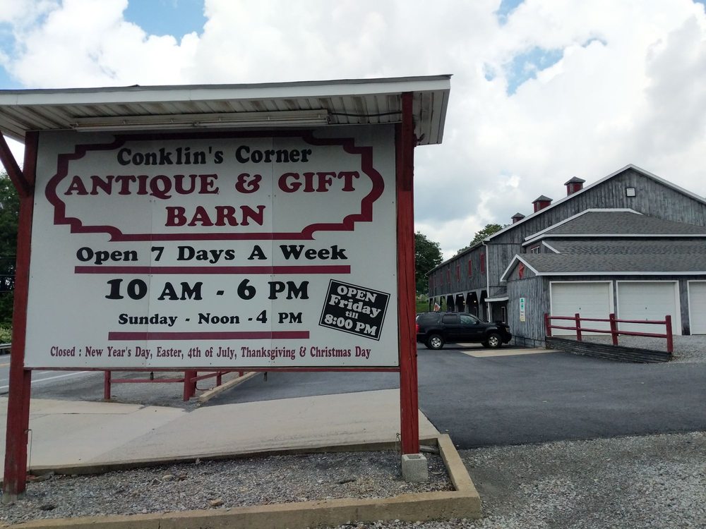 CONKLIN’S CORNER BARN CLOSED Updated April 2024 670 Tyrone Pike