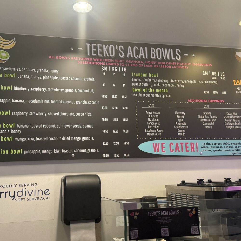 Teeko's Acai - Acai Bowls Near Me - Vernon Hills, Illinois Teeko's Acai - Acai Bowls Near Me - Vernon Hills, Illinois