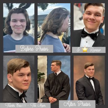 Union Barber Station - Before and After!!! My teen was ready for his senior photo/yearbook photos - Barbers Near Me - Torrance, California Union Barber Station - Before and After!!! My teen was ready for his senior photo/yearbook photos - Barbers Near Me - Torrance, California