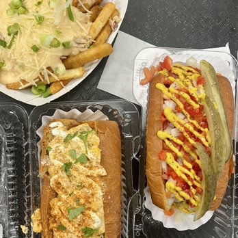 We Love Big Dogs - Cheese fries, Mexican street corn dog and Chicago dog - Hot Dogs Near Me - Trappe, Pennsylvania We Love Big Dogs - Cheese fries, Mexican street corn dog and Chicago dog - Hot Dogs Near Me - Trappe, Pennsylvania