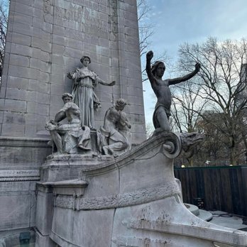 Maine Monument - Courage Awaiting the Flight of Peace and Fortitude Supporting the Feeble - Landmarks & Historical Buildings Near Me - New York, New York Maine Monument - Courage Awaiting the Flight of Peace and Fortitude Supporting the Feeble - Landmarks & Historical Buildings Near Me - New York, New York