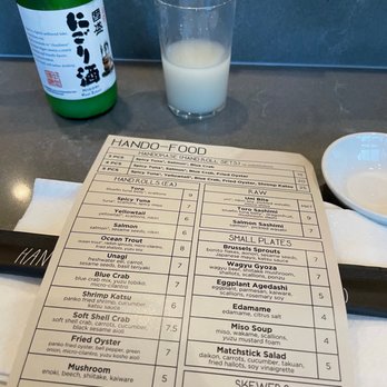 Hando - Menu - Sushi Bars Near Me - Houston, Texas Hando - Menu - Sushi Bars Near Me - Houston, Texas