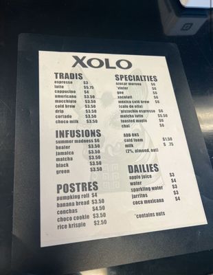 Menu photo 3 xolo coffee Phoenix, AZ Menu photo 3 xolo coffee Phoenix, AZ