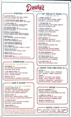 Menu photo 7 Ducky's Pizza & Tavern Houston, TX Menu photo 7 Ducky's Pizza & Tavern Houston, TX