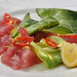 Petersham Nurseries - Tuna carpaccio
