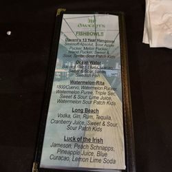 Davern's Tavern & Lounge - Menu March 2025
