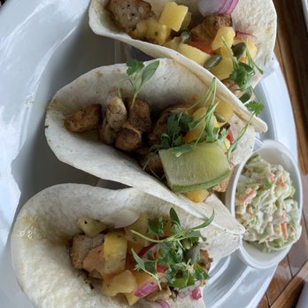 Bartlett's Fish Camp - Mahi fish tacos and coleslaw - Seafood Near Me - Michigan City, Indiana Bartlett's Fish Camp - Mahi fish tacos and coleslaw - Seafood Near Me - Michigan City, Indiana