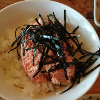 Fukada - Spicy tuna don that comes with udon during lunch specials - Japanese Near Me - Irvine, California