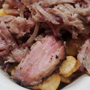 Mike Henry's Barbecue - Close up Pulled Pork Fries - Barbeque Near Me - Rancho Cucamonga, California Mike Henry's Barbecue - Close up Pulled Pork Fries - Barbeque Near Me - Rancho Cucamonga, California