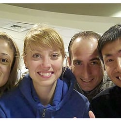 SpanishBlackbelt - School Director and some Spanish students.