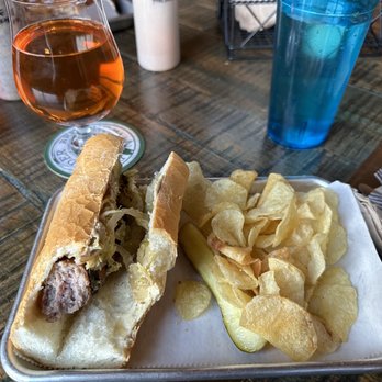 Bewilder Brewing - Bratwurst and fries dish - Pubs Near Me - Salt Lake City, Utah