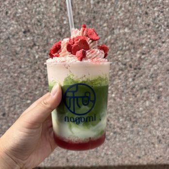 Cafe Nagomi - Strawberry Matcha Einspanner - Coffee & Tea Near Me - San Francisco, California Cafe Nagomi - Strawberry Matcha Einspanner - Coffee & Tea Near Me - San Francisco, California
