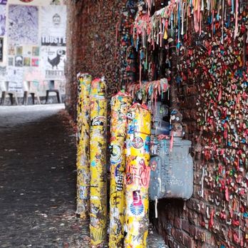 The Gum Wall - Local Flavor Near Me - Seattle, Washington The Gum Wall - Local Flavor Near Me - Seattle, Washington
