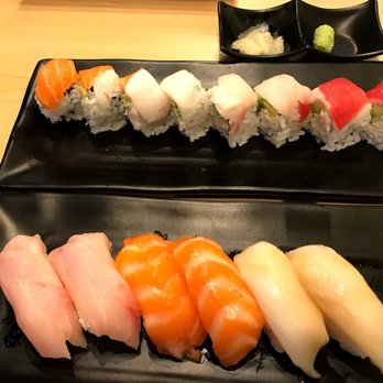 Sushi Soho - 74. Rainbow Roll and assorted nigiri - Sushi Bars Near Me - Bedford, Texas Sushi Soho - 74. Rainbow Roll and assorted nigiri - Sushi Bars Near Me - Bedford, Texas