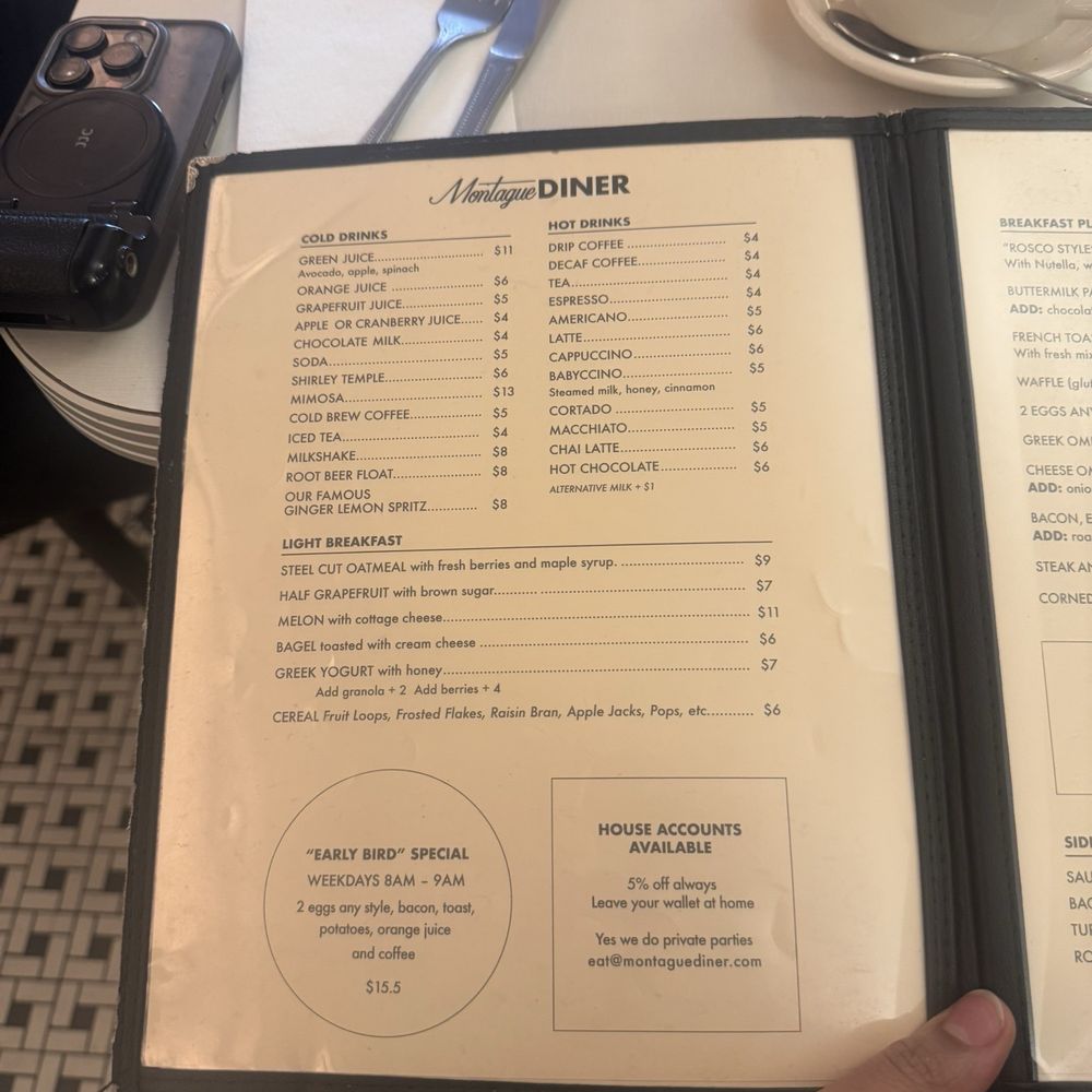 Montague Diner - Menu of the gods! - Diners Near Me - Brooklyn, New York Montague Diner - Menu of the gods! - Diners Near Me - Brooklyn, New York