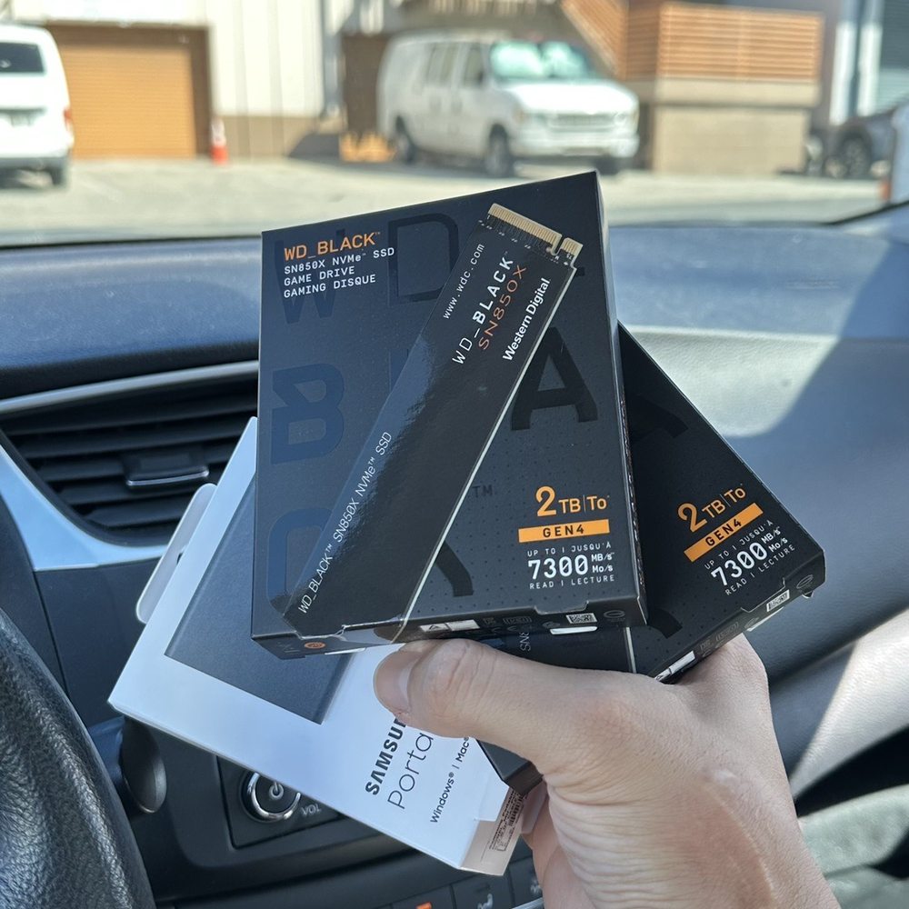 PC Plug Hawaii - Hard drives I brought in for installation - Mobile Phone Repair Near Me - Honolulu, Hawaii PC Plug Hawaii - Hard drives I brought in for installation - Mobile Phone Repair Near Me - Honolulu, Hawaii